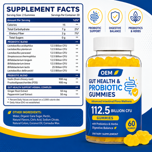 Gomitas de Nuez, Gomitas Herbales para Limpieza Intestinal, Sabor Fresa, 60 Unidades, Para la Salud Intestinal - Product Image 2