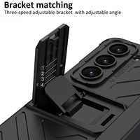 GKK Étui à charnière magnétique pour Samsung Galaxy Z Fold 5 Coque intégrée avec étui à stylo de luxe haut de gamme
