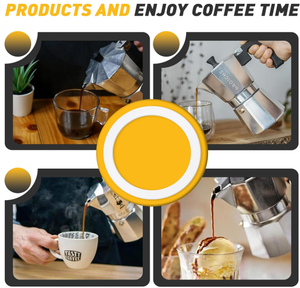 Anillos de Sellado de Silicona de Grado Alimenticio para Cafeteras de Aluminio Bialetti Moka <span class=keywords><strong>Express</strong></span> Dama de 6 Tazas - Product Image 6