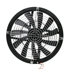 10" dc solar fan 10in 250mm dia 5v 12v pwm slim axial brushless fan high volume rack cabinet air cooler fan