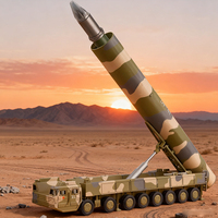 1/72 DF-41 Missile balistique intercontinental bricolage Kit de modèle militaire enfants Missile camion lanceur blindage véhicules blocs de construction