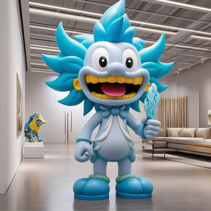 รูปปั้นศิลปะเรซินขนาดใหญ่อะนิเมะปรับแต่งได้สำหรับตกแต่งการ์ตูนกลางแจ้ง/ในร่มรูปปั้นสวนขนาดยักษ์ - Product Image 4