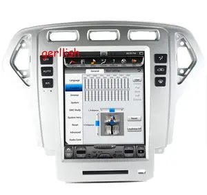 10,4 дюймов telsa стиль android автомобильный аудио стерео dvd плеер для Ford Mondeo 2009 2010 2011 2012 gps навигация