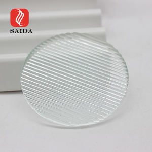 <span class=keywords><strong>Verre</strong></span> trempé <span class=keywords><strong>strié</strong></span> transparent ultra blanc résistant aux hautes températures personnalisé pour l'éclairage - Product Image 1