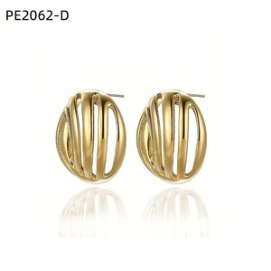 Amy Amy Fashion <b>Stud</b> Earrings <b>Silver</b> Plated Geometric Design For Women Party Jewelry PE2062 - Product Image 2