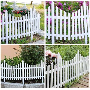 4 Hàng Rào Sân Vườn Bằng Nhựa Trắng Dễ Dàng Lắp Đặt Trang Trí Hiệu Ứng Gạch Nhựa Cỏ Cỏ Viền Chân Tường Rào Chắn - Product Image 6