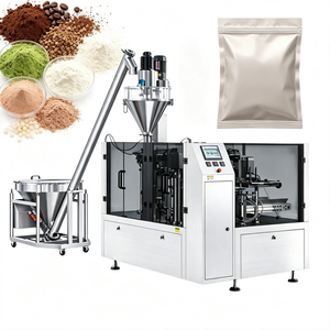 Machine d'emballage automatique pour sachets Doypack à fermeture éclair, pour poudre de paprika, poudre de curry, poudre de piment, épices, poudre de café - Product Image 1