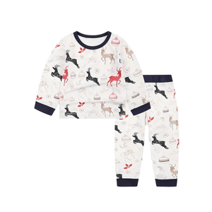 Customized Beautiful Candy Cane Bamboo High Class Red Boy Winter Baby Girl Set Bamboo <strong>Pyjamas</strong> Baby <strong>Christmas</strong> Bamboo Pajamas - Product Image 1