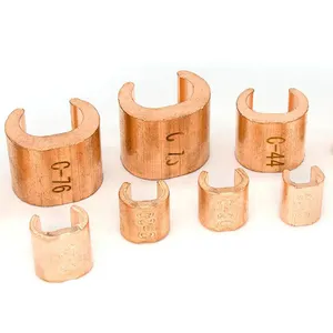 High Quality C Type Crimpit Copper Connector Clamp Custom Fitness Sports Equipment Parts Made from Aluminum and Iron
