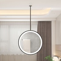 60X40CM Double Côtés Miroir Avec LED Veilleuse Salle De Bains Décor Suspendu Suspendu Occasions D'anniversaire De Mariage Dropshipping DDP