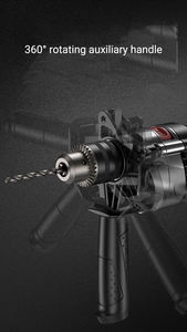 Perceuse à percussion sans balais à vitesse variable 500W, couple 2800 Nm, diamètre de perçage 13 mm, mandrin auto-serrant, batterie 2.0 Ah, 113 vitesses variables - Product Image 2