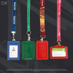 Personalized Custom <b>Polyester</b> <b>Lanyard</b> with ID Card Holder Badge Promotional Gifts with Digital Printing - Product Image 3