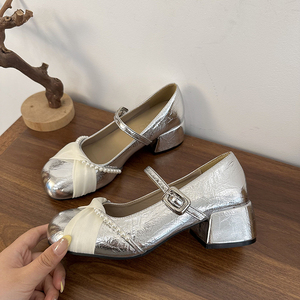 <span class=keywords><strong>Scarpe</strong></span> Mary Jane Antiscivolo da <span class=keywords><strong>Donna</strong></span> Stile Francese, Nuova Collezione Estiva Autunnale, Etichetta Privata OEM Personalizzata, Vendita all'Ingrosso - Product Image 3