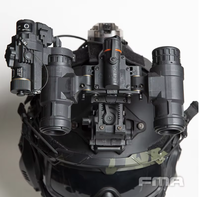 Jumelles tactiques pour casque FMA AN/PVS-31 modèle TB1284A-Noir en nylon, prix de gros, chasse, double tube