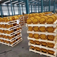 Цепь приводная для экскаваторов D60A, D65A, SD16, TY160, в сборе с гусеницами и направляющими цепями