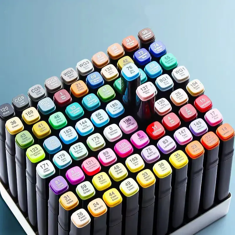 Các loại màu sắc tốt nghệ sĩ đánh dấu bút Bộ Quà Tặng vĩnh viễn phác thảo Bút Đánh Dấu thiết lập cho trẻ em