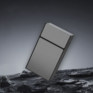 Ea599 Vintage étui à cigarettes en métal femmes fumée fumer boîte en fer blanc étanche Portable Laser joli <span class=keywords><strong>luxe</strong></span> argent or étuis personnalisés - Product Image 2