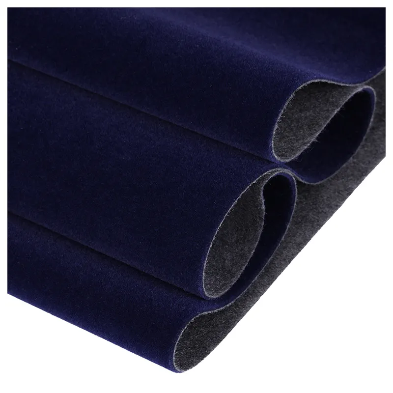 Tessuto floccato in velluto cinese di alta qualità per pacchetto di lusso tessuto floccato non tessuto per portagioie