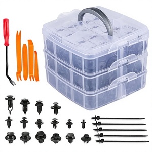 Kit de Reparación de Sujetadores para Automóviles, 620 Piezas en Caja, 16 Tipos, para Revestimientos de Guardabarros, Parachoques y Pernos de Expansión - Product Image 2
