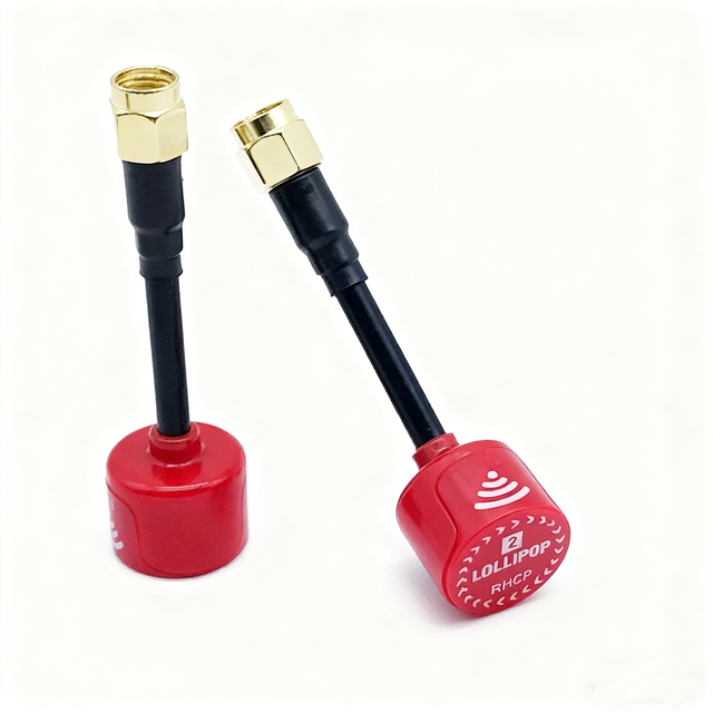 Mini 5.8G 2.5dBi S-M-A Male Female Male FPV Lollipop V4 Antenna for FOXEER Drones Remote Racing FPV Accessories RC Racing