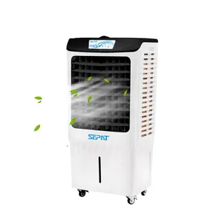 SEPAT-miniventilador de refrigeración de agua evaporativo, Enfriador de aire eléctrico pequeño móvil sin agua, portátil, barato, SF-40T, 2022