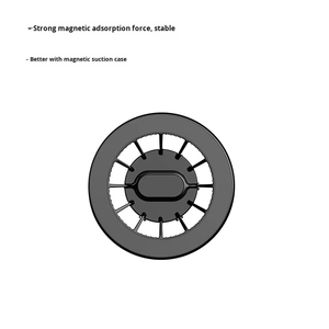 Nuovo Supporto Magnetico per Auto Turbo, Altezza Regolabile, Materiale ABS, Supporto Magnetico a Forma di Anello per Telefono Auto per iPhone 17 - Product Image 2