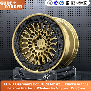 Jantes de voiture sport personnalisées GUDE 19 20 21 22 24 26 pouces, alliage personnalisé 5x114.3 5x112 5x130, jantes de voiture pour voitures de luxe Ferrari bmw Benz - Product Image 4