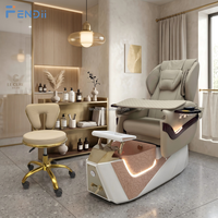 Chaise professionnelle de pédicure de manucure d'ongle chaise électrique de luxe de soin de pied pour le salon
