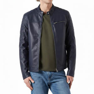 Chaqueta de Cuero para Hombre de Diseño Único, Impermeable, Ecológica, de Alta Calidad, Servicio OEM a Precio Razonable - Product Image 1