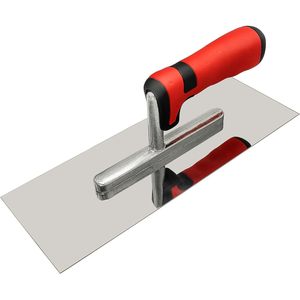 11 \ "X 4 \" in acciaio inox piano di finitura cazzuola cemento muro a secco piastrelle in muratura utensili a mano lama di plastica per l'edilizia - Product Image 1