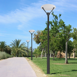 <span class=keywords><strong>Lampadaire</strong></span> LED réfléchissant personnalisé de style européen Poteaux octogonaux en aluminium Acier inoxydable pour parc jardin résidentiel - Product Image 6
