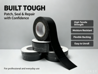 Bâche de protection auto-adhésive personnalisée en caoutchouc butyle imperméable pour sous-couche de toiture, anti-corrosion, résistante à l'usure, noire pour poutre