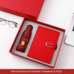 Juego de Regalo de Agenda/Organizador de Cuero PU de Tapa Dura A5 de Lujo, Impresión en Relieve, Logotipo Personalizado, Color Exquisito, Regalos Corporativos - Product Image 6