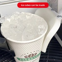 Distributeur automatique de café fraîchement moulu commercial compatible SDK avec système de paiement multi-pays et machine à glaçons pour les lieux commerciaux