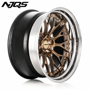Cerchi in Lega Forgiati di Lusso Personalizzati a 3 Pezzi con Profilo Concavo Profondo per BMW Mercedes Audi C8 5x114.3 5x120 5x130 18 19 20 21 22 24 Pollici - Product Image 2