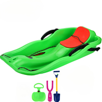 Fabrication sur mesure de luges à neige, luges en plastique multicolores, tubes pour l'extérieur en hiver avec corde de traction pour enfants et adultes
