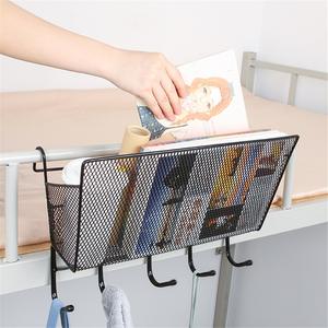 Étagère suspendue en fer forgé pour lit superposé supérieur de dortoir étudiant moderne pour filles, panier de rangement de chevet, écologique - Product Image 1
