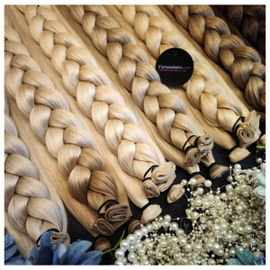 Extensions de cheveux humains vierges de luxe vietnamiennes Genius, directement de l'usine, sans nœuds, sans perte, OEM, marque privée - Product Image 6