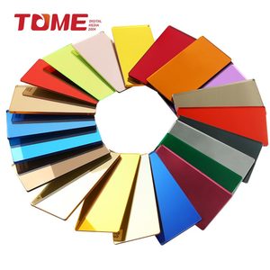 Feuille de miroir acrylique de 2 mm, <span class=keywords><strong>plaque</strong></span> de plexiglas réfléchissante, traitement de feuille de miroir argentée, feuille de miroir dorée, personnalisable, toutes tailles - Product Image 5