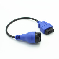 Cable de Interfaz de Diagnóstico OBDII a 38 Pines, Adaptador de Lector de Códigos OBD2, Conector para Camiones