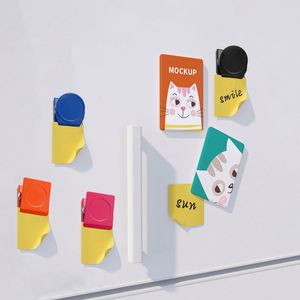 Clips Magnéticos Coloridos para Oficina, Cocina o Refrigerador - Clips Magnéticos Metálicos Multiusos para Notas, Fotos y Documentos - Product Image 3