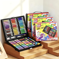 Ensemble de pinceaux en PVC de 150 pièces, stylos de coloriage, fournitures artistiques pour enfants, crayons de graffiti DIY, papeterie, cadeau, dessin, peinture