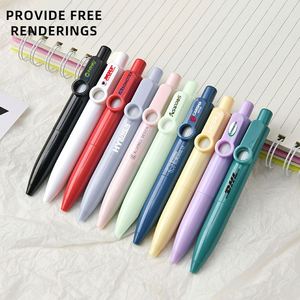 High-Value Customizable Mini Pocket Pen Portable 0.5mm Plastic Ballpoint Pen with Click-Action <b>Gel</b> Signature <b>Bouncing</b> Pen - Product Image 1