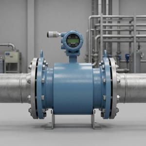 Débitmètre magnétique Emerson authentique 8750W 4-20mA Hart avec revêtement PTFE DN15-DN1200 pour les eaux usées et les services publics de l'eau - Product Image 2