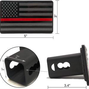 สติกเกอร์รูปลอกติดผนังสำหรับรถยนต์รถบรรทุกธงสีดำ3D ธงโลหะสีดำ - Product Image 3