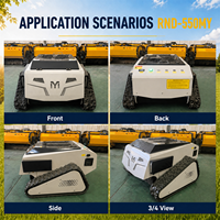 Mesin Pemotong Rumput Otomatis Robot Listrik 24V dengan Baterai Terbaik, Dapat Diatur Ketinggiannya, Zero Turn, Kontrol Jarak Jauh, Buatan Pabrik Cina, untuk Kebun