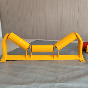 Rouleau de renvoi de convoyeur en acier plat par gravité de l'industrie de la pierre pour bande transporteuse en caoutchouc - Product Image 3
