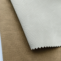 KEJIA KJ304250 Tissu en cuir PU sur base viscose épaisse de 0,7 mm, style designer tridimensionnel, imperméable, pour manteaux et vestes