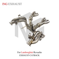 ING SUS304 OEM Valve Catback pour Lamborghini Revuelto L545 6.5L V12 2023+ |   Z-Pipe 2 Styles Vente en Gros