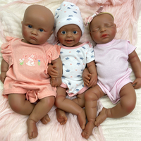 Poupées Reborn en Silicone Plein Corps de 18 Pouces, Personnalisées OEM, Réalistes comme des Nouveaux-nés, pour Compagnon de Jeunesse et Soulagement de la Solitude